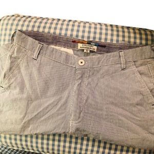 Men’s Colours Seersucker Shorts.  Size 32.